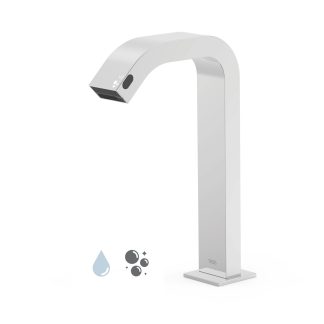 Grifo electrónico de 1 agua con dispensador de jabón automático para lavabo