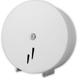 Portarrollos para papel higiénico industrial de acero inoxidable, acabado brillo
