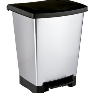 Papelera de reciclaje Duo de ABS de 25 litros