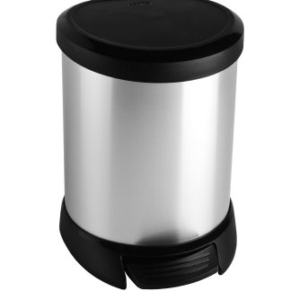 Papelera de pedal de ABS metalizado de 20 o 40 litros