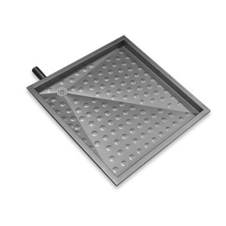 Plato de ducha transmuro de acero inoxidable