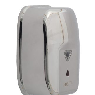 Dosificador de jabón automático de acero inoxidable AISI 304 con visor de llenado, acabado brillo