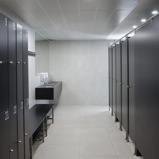 Cabinas sanitarias de compacto fenólico para aseo público