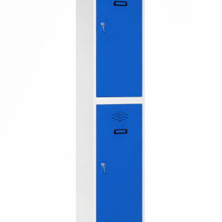 Taquilla metálica de 2 puertas por columna para vestuario