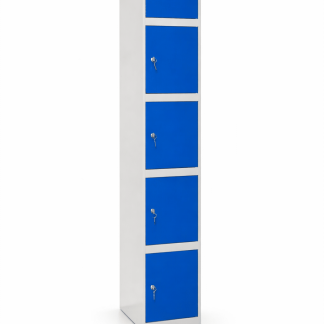 Taquilla metálica de 5 puertas por columna para vestuario