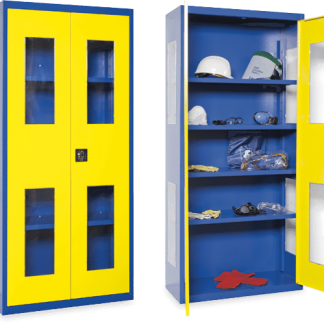 Armario metálico para EPI con puerta con visor