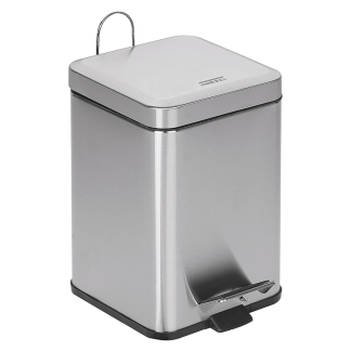 Cubo a pedal cuadrado de 12L Mediclinics PP1214