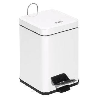 Cubo a pedal cuadrado de 6L Mediclinics PP1206
