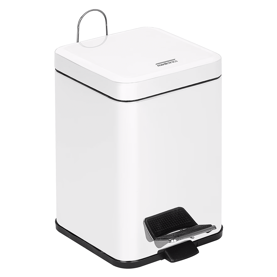 Cubo a pedal cuadrado de 6L Mediclinics PP1206