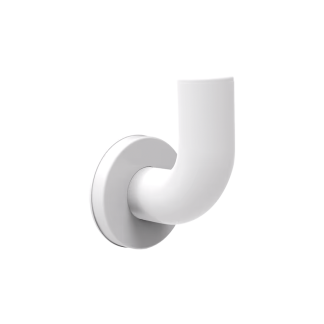 Percha simple con cabezal esférico Mediclinics serie Aluminio Nylon AN-B198/01