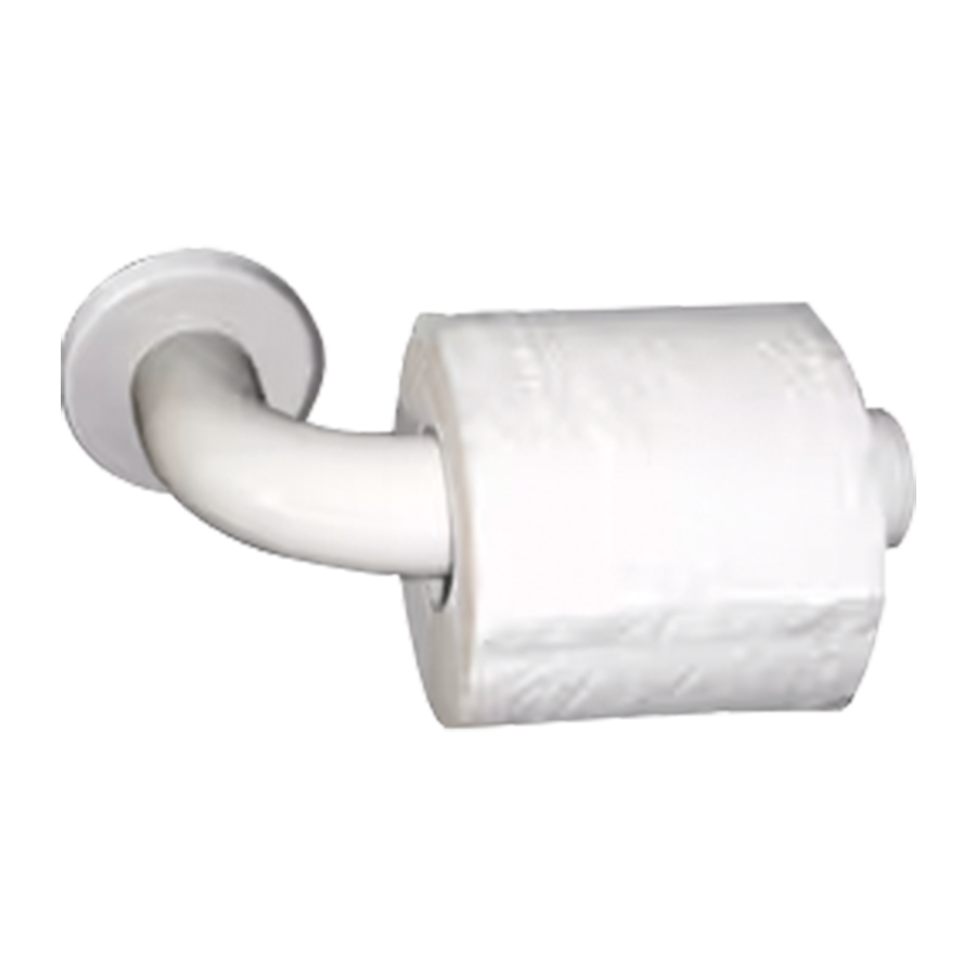 Portarollos simple para papel higiénico Mediclinics serie Aluminio Nylon AN-B112/01