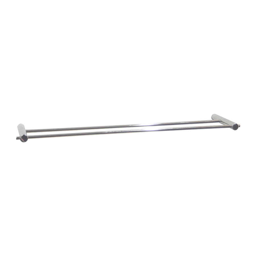 Toallero recto doble Mediclinics serie Medinox AI0030